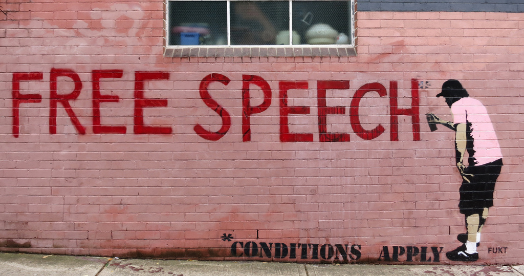 difference between freedom of speech and bullying