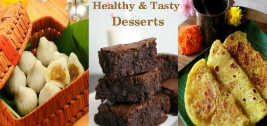 Healthy and tasty desserts