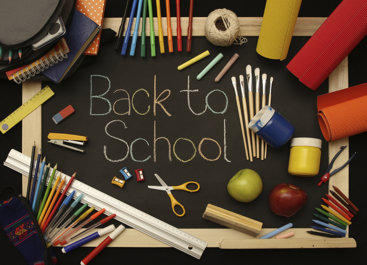 Preparations for back to school stationery
