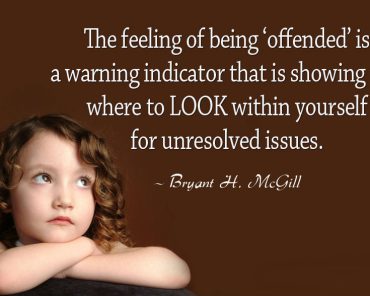Do you get offended quite easily? How to control it ...